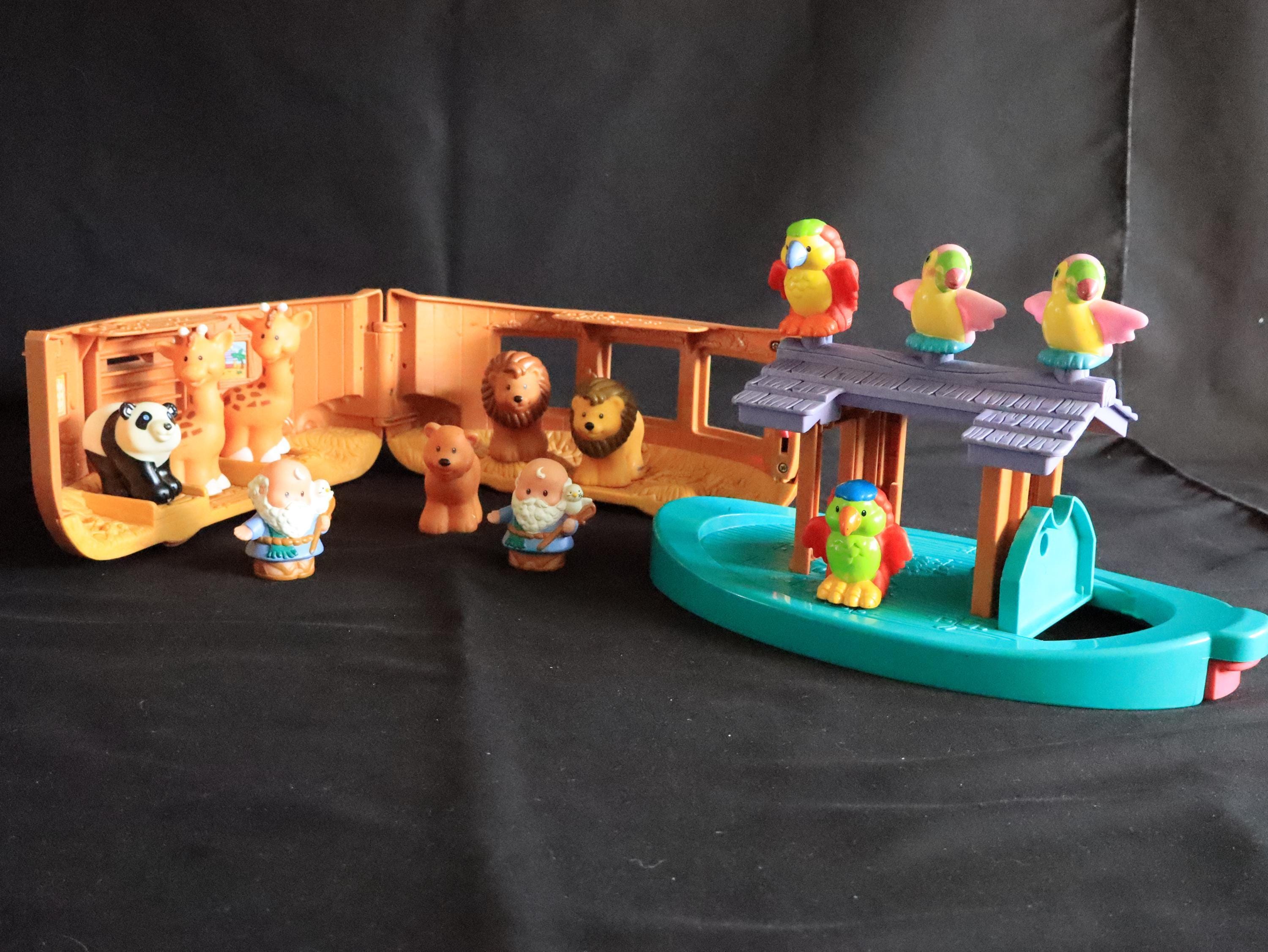 ヴィンテージ ノアの箱舟 フィッシャープライス リトルピープル 11 匹