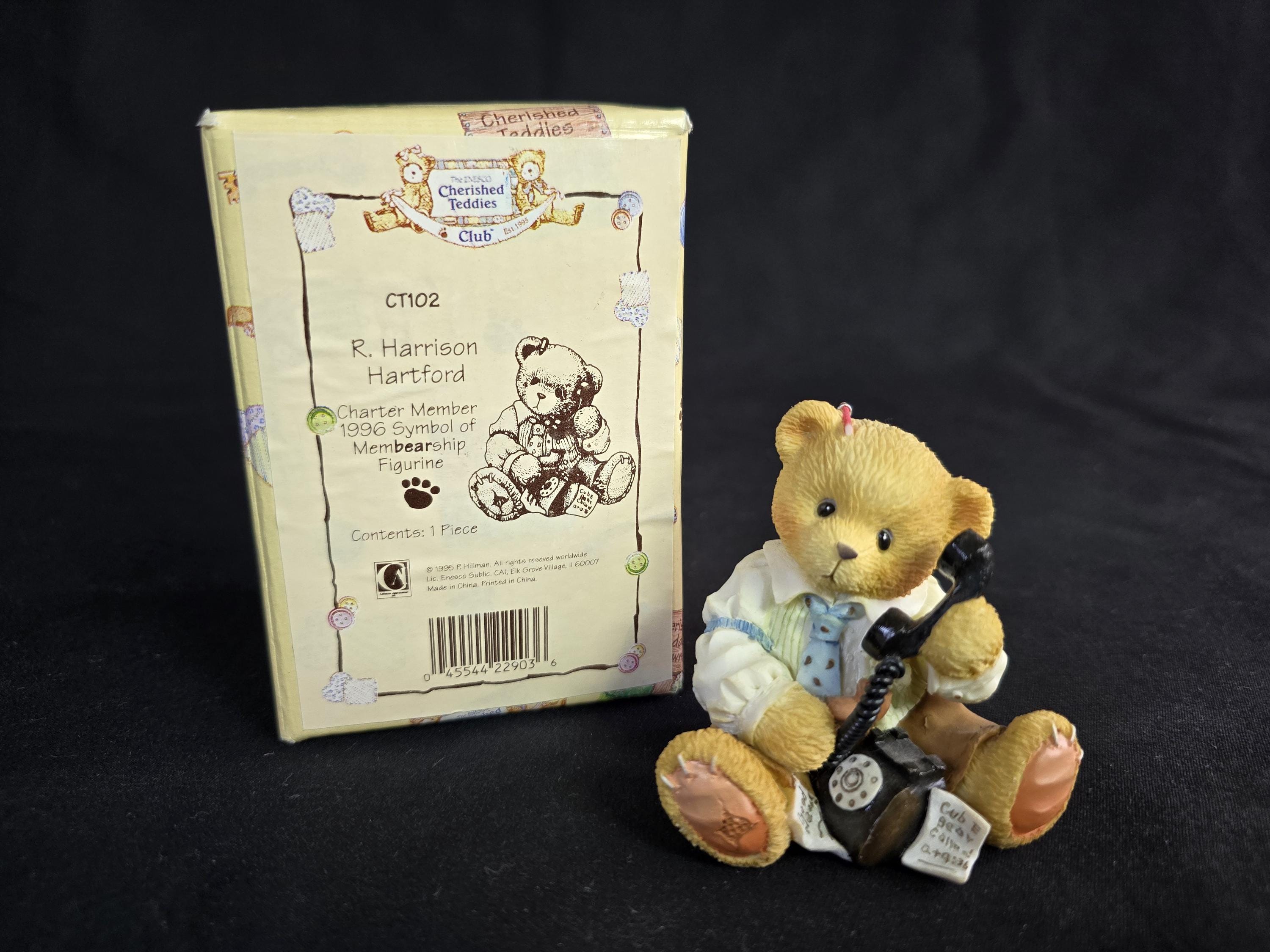 Ct102 R. Harrison Hartford Cherished Teddies, With Box, Figure