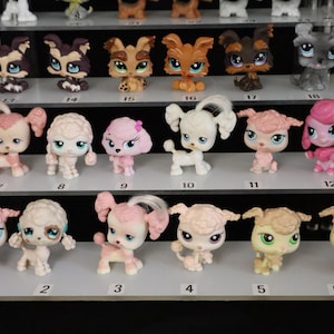 LPS Dogs, Littlest Pet Shop puppy, Dachshund, Chihuahua, Boxer, Dalmatian, Husky, Authentic Original! Hasbro, price per piece
