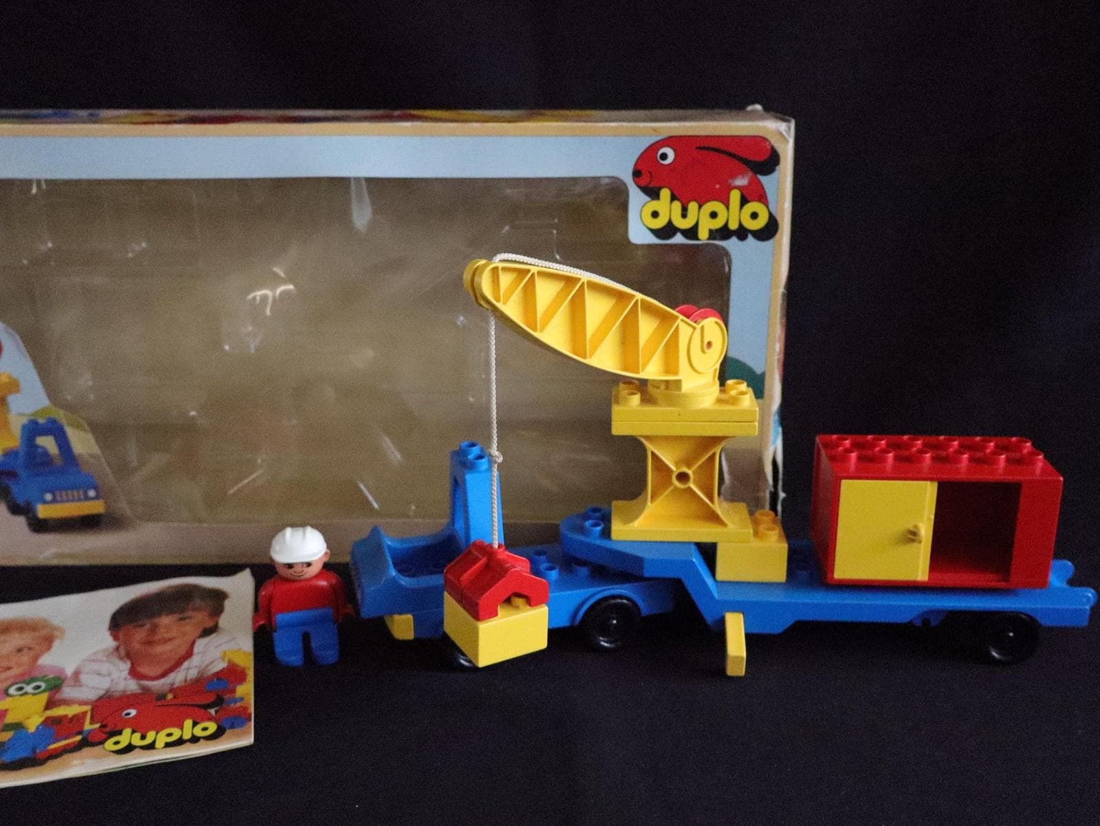 Complete! Duplo Lego Vintage 2638 Truck, Crane Truck, Including