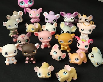 LPS various mice Littlest Pet Shop authentic Hasbro, vintage mouse