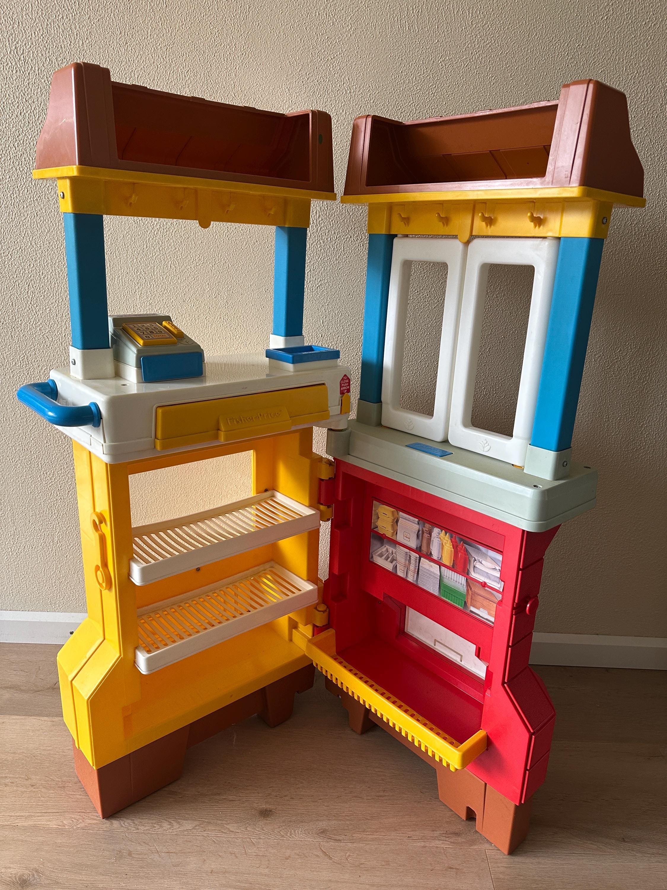 Mcdonald's Fisher Price 1989 Drive Thru Playset, Including
