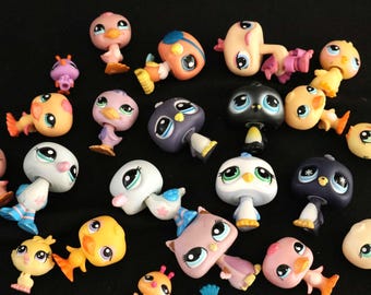Lps ducks and bird, Littlest Pet Shop original authentic Hasbro, poultry in various types and colors, vintage, price per piece