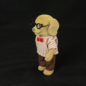 Vintage Sylvanian Families Dog with Glasses with Clothing image 7