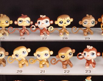 Figurine Littlest Pet Shop Hasbro Originale #2050 - Gorille / Singe - LPS Authentique