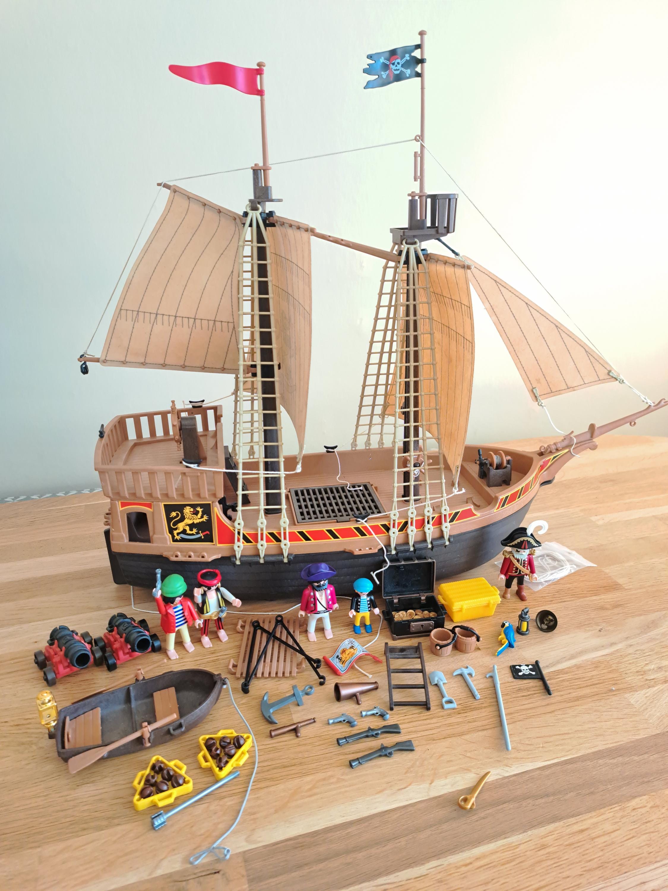 Boat Barco Pirata Playmobil Juguete Barco Pirata Playmobil 5135
