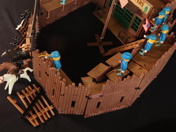 PLAYMOBIL 3419 WESTERN Fort Randall mit Anleitung und Zubehör EUR 15,51