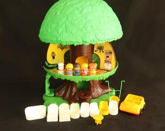 ファミリーツリーハウス（ケナー社　1975年　アメリカ製） VTG Kenner Family Tree Tots ツリーハウス、1975 年 (人形) 米国