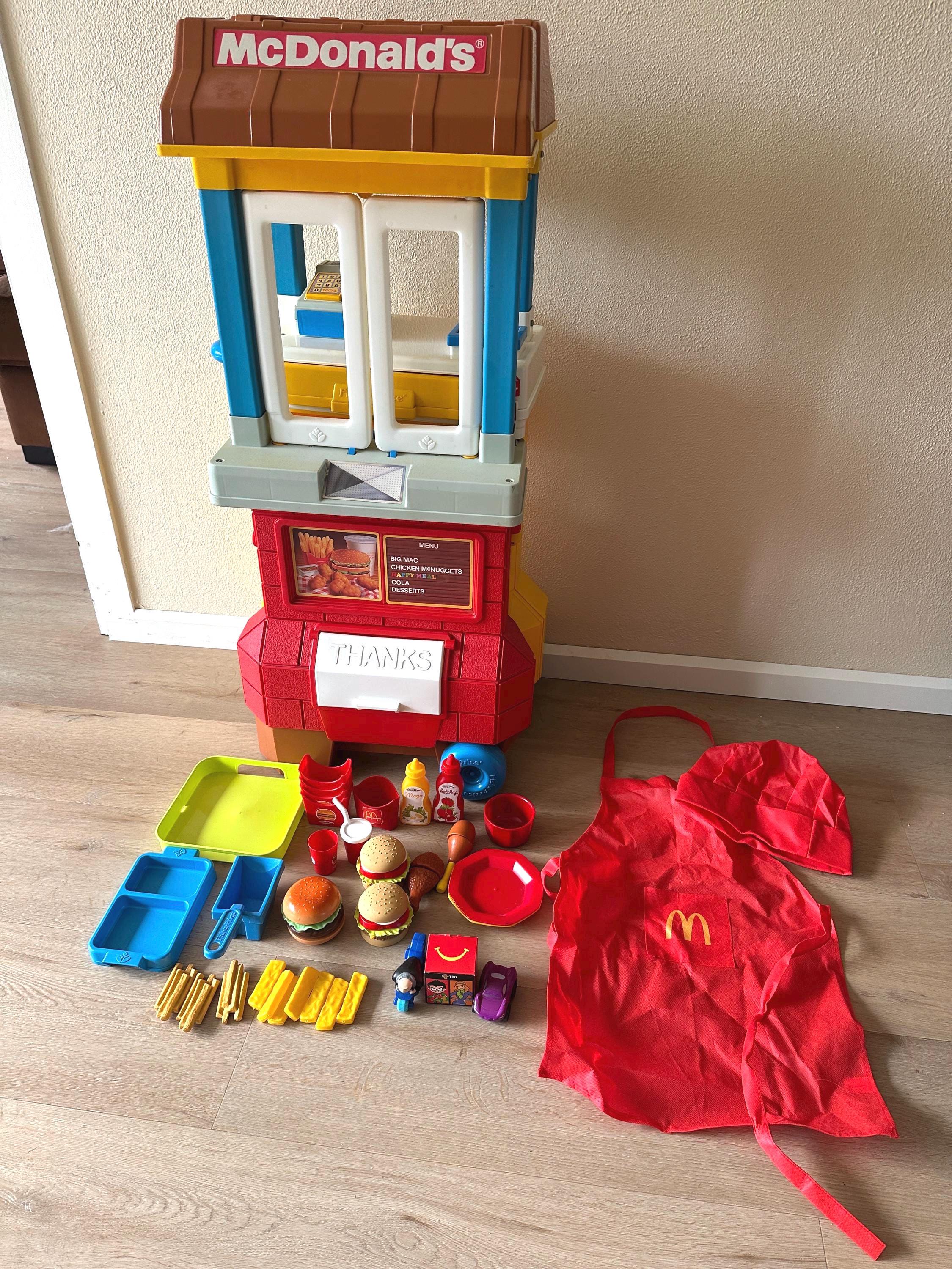 Mcdonald's Fisher Price 1989 Drive Thru Playset, Including