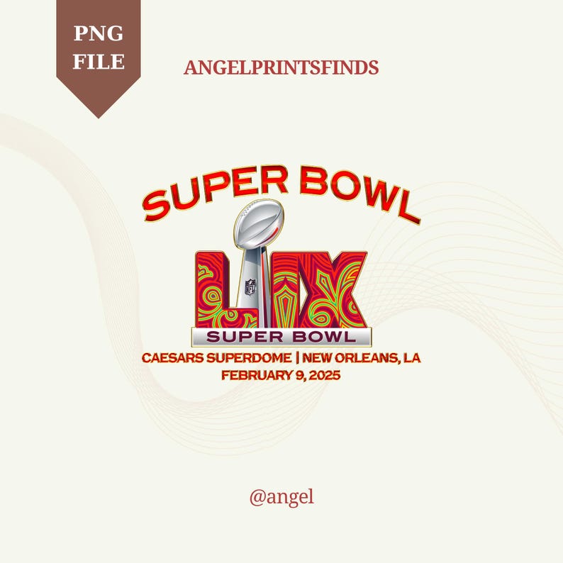 Superbowl Lix 2025 PNG, February 9 2025, Football Super Bowl Square Game 2025, Super Bowl 2025