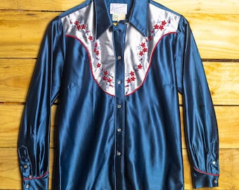 Limited Edition Rockmount Ranch Wear Gretsch Black Embroidered