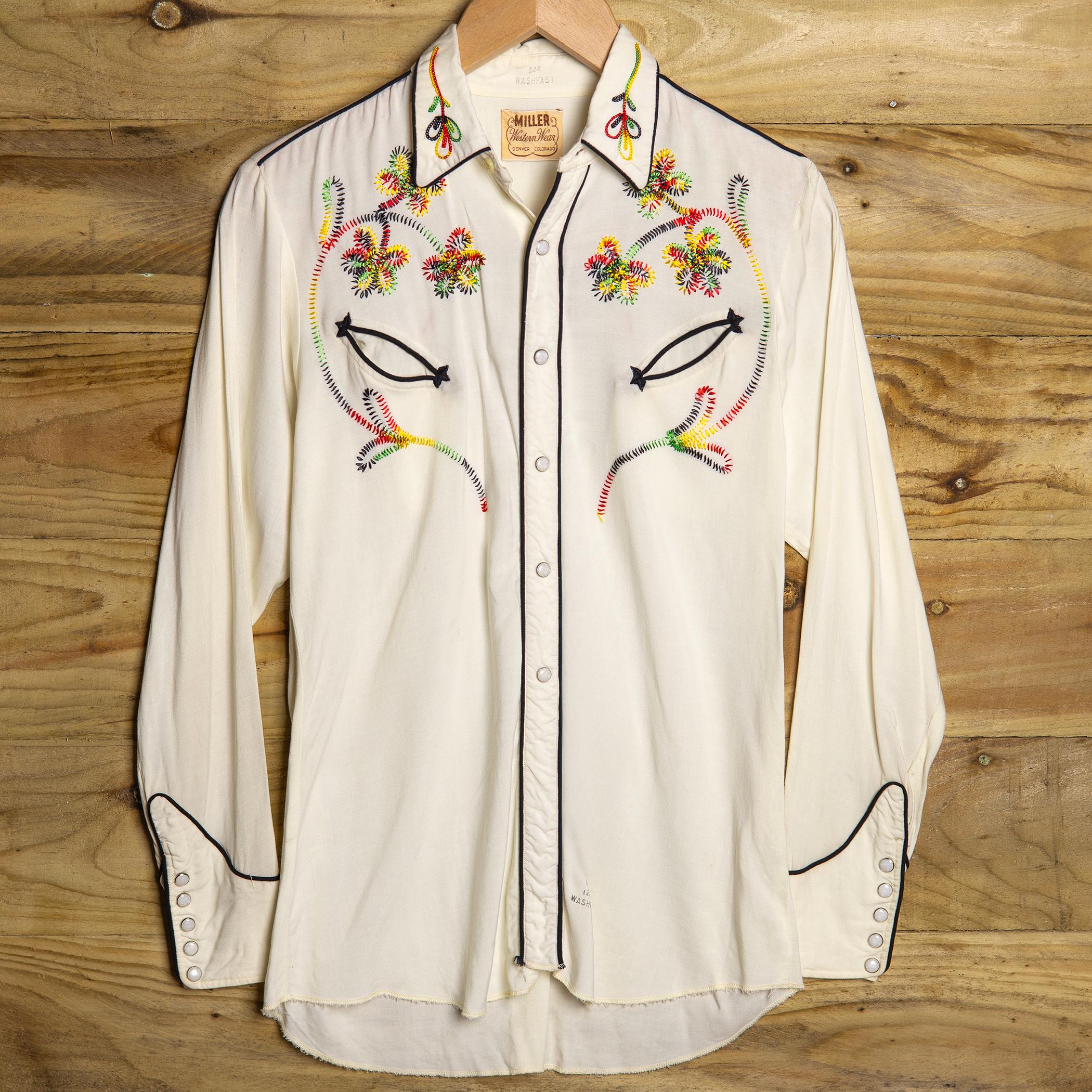1950s Rayon Shirt - Etsy UK
