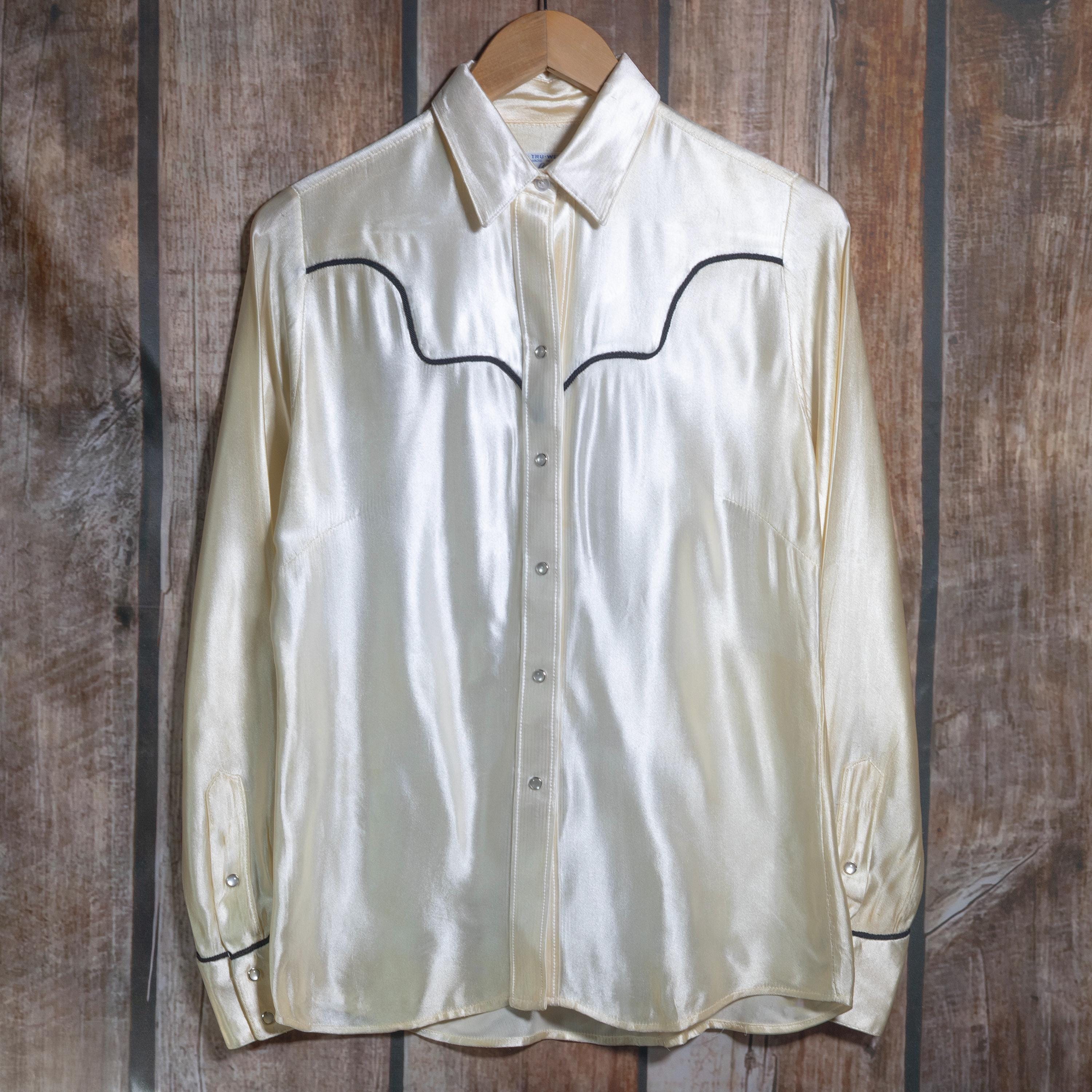 SUBLATIONS RUSIY SATIN WESTERN SHIRT RUSTY SATIN WESTERN SHIRT .13