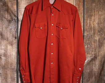 ヴィンテージ H Bar C カリフォルニア ランチウェア ブルー 刺繍