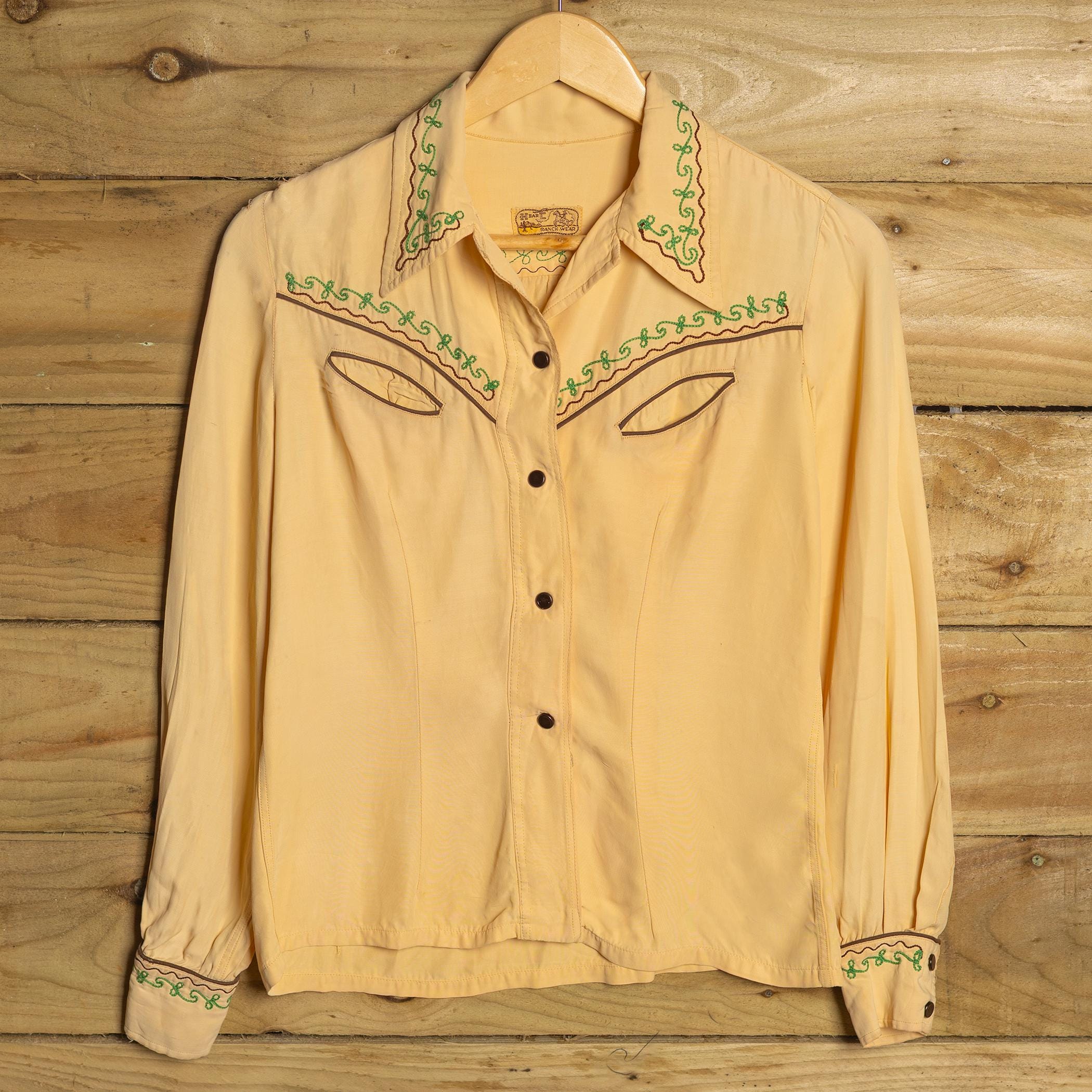 1940s H Bar C Shirt - Etsy