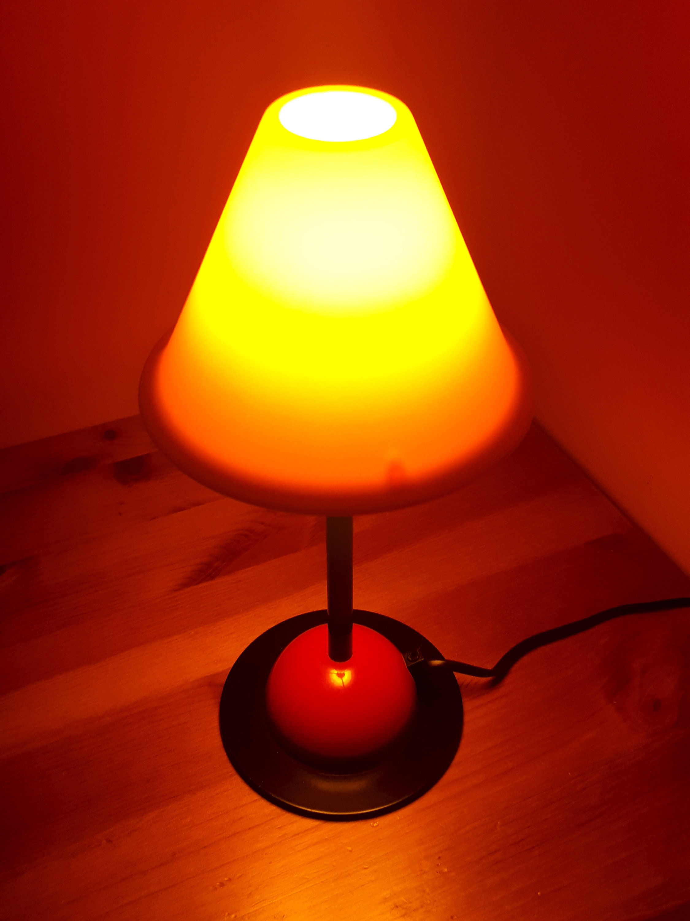Vintage IKEA Lamp, 1980s Memphis Style, Postmodern Design