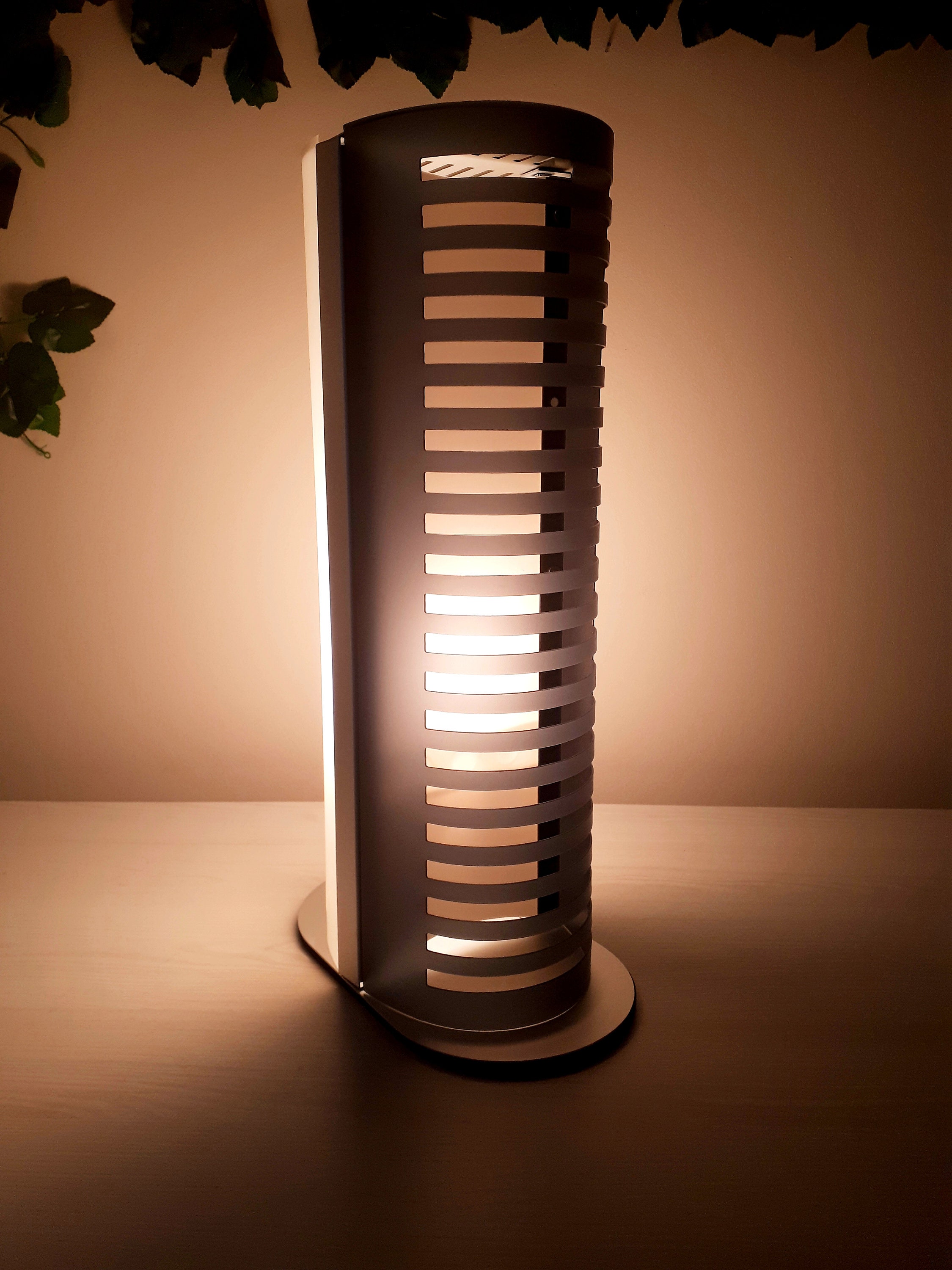 Slamp Samuel Parker CD Holder Lamp C21 Grey Design by Francesco