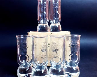 Amaro del Capo Gläser-Set, 6-teilig, neue Amaro-Likörgläser, hergestellt in Italien