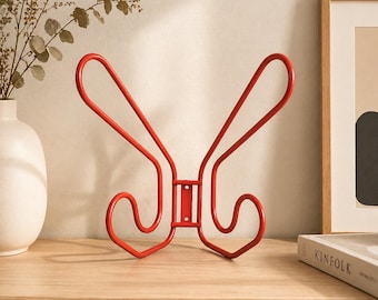 Vintage IKEA Fran Coat Rack in Red - Wall-mounted Coat Rack, Shoe
