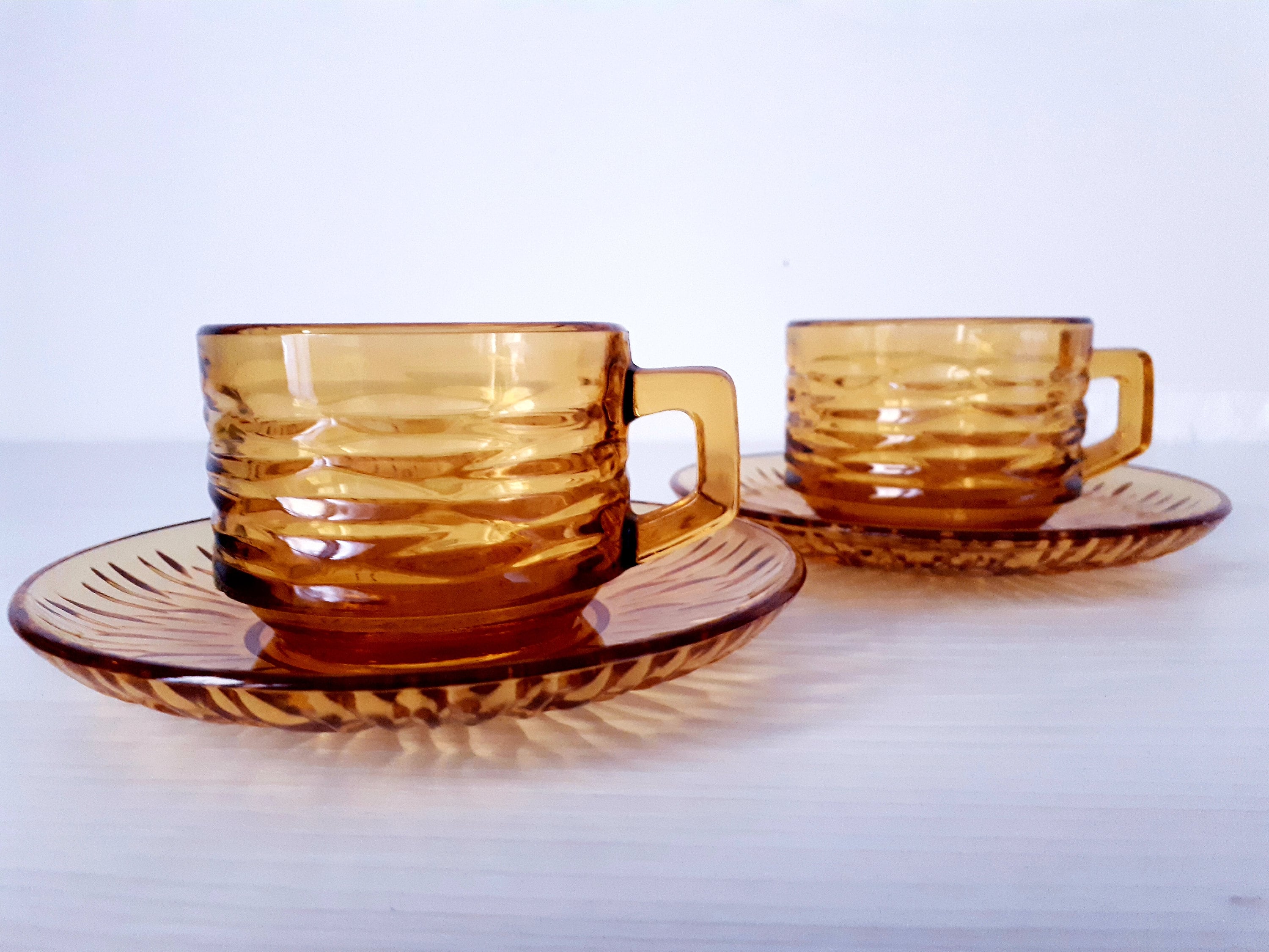 LOT DE 4 tasses VERECO bleues France Vintage EUR 30,00 - PicClick FR