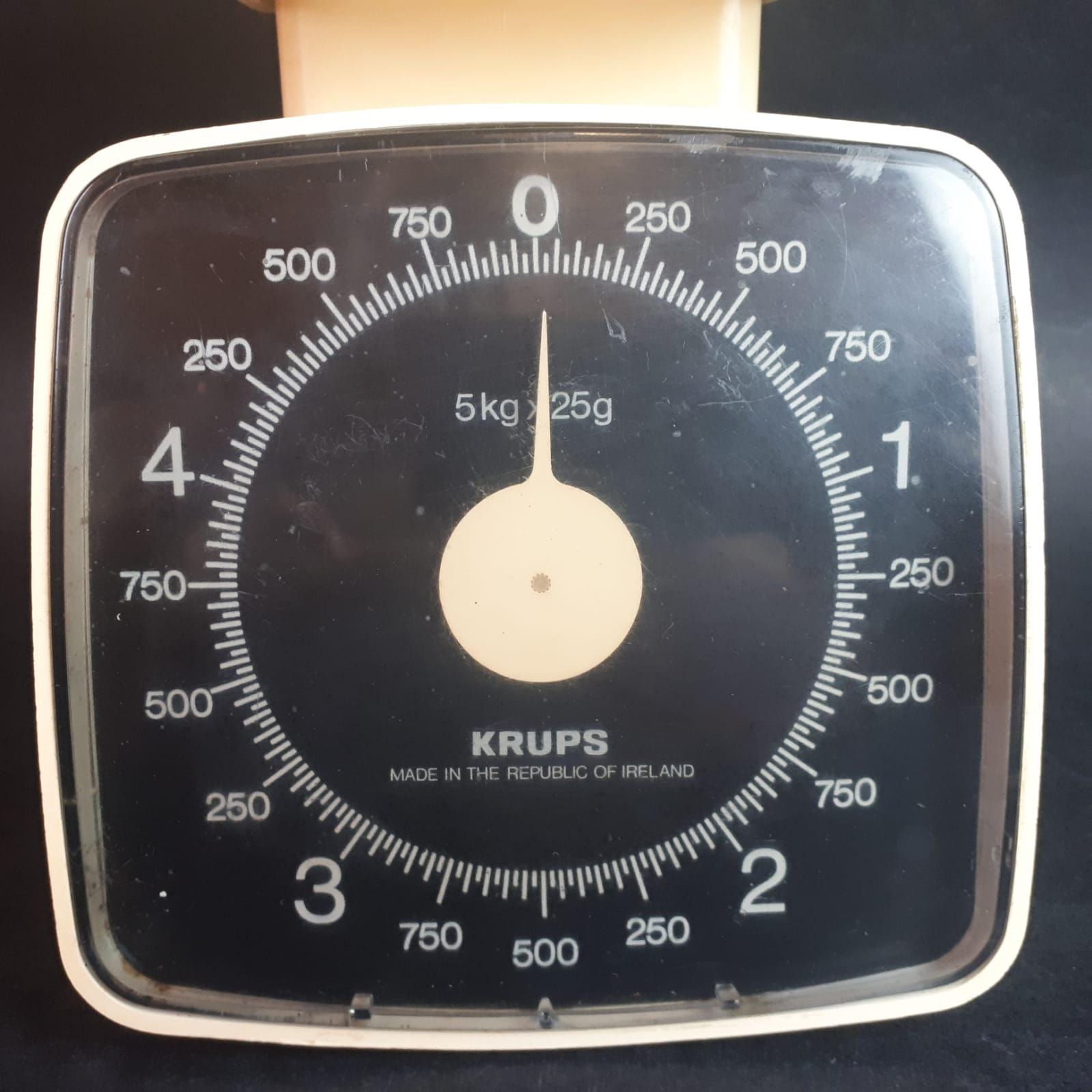 Vintage Krups Type 875 Kitchen Scale From the 1970s, Analog, 5kg