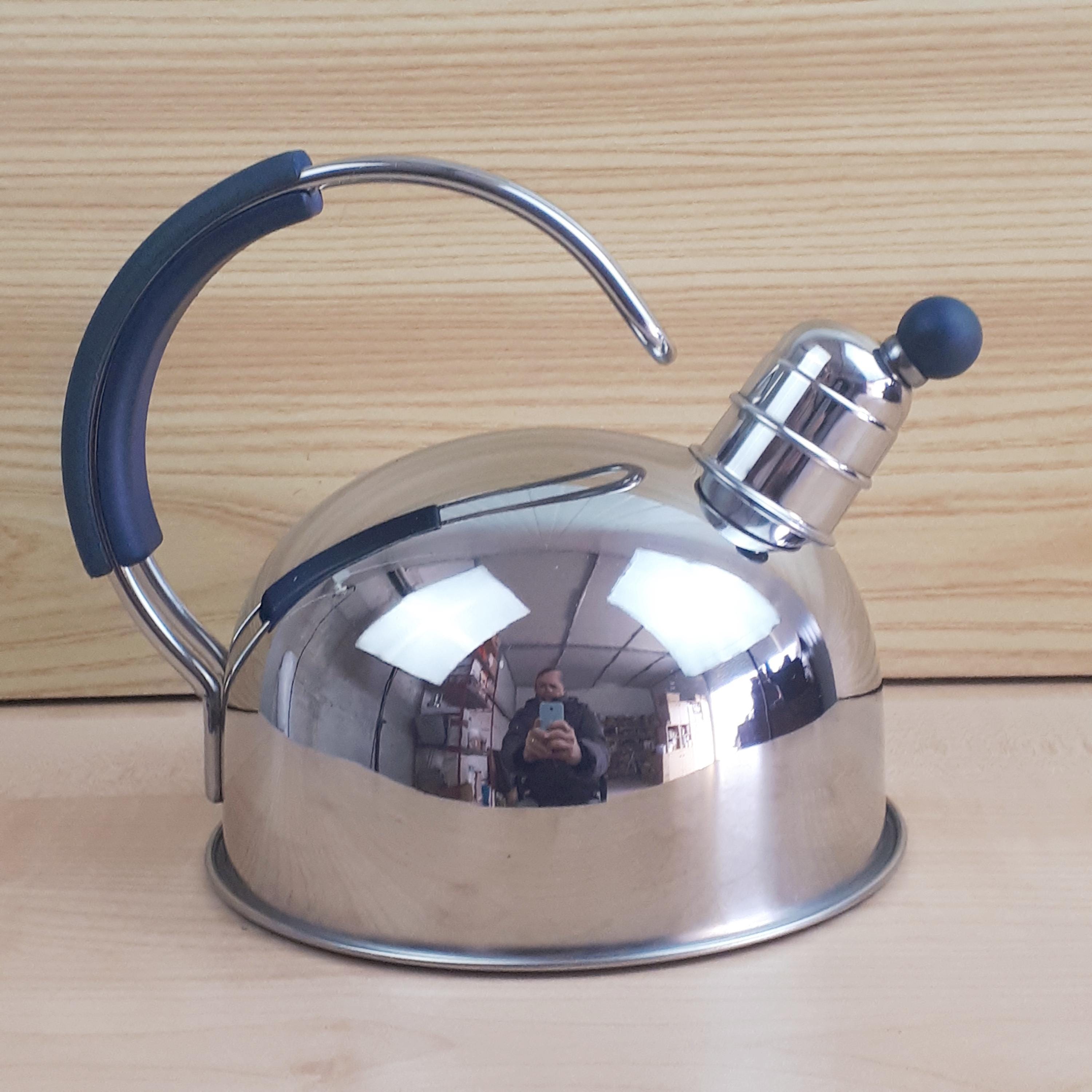 Bouilloire Alessi 9091 Par Richard Sapper - 1ère édition 1983, Inox, 2.5L