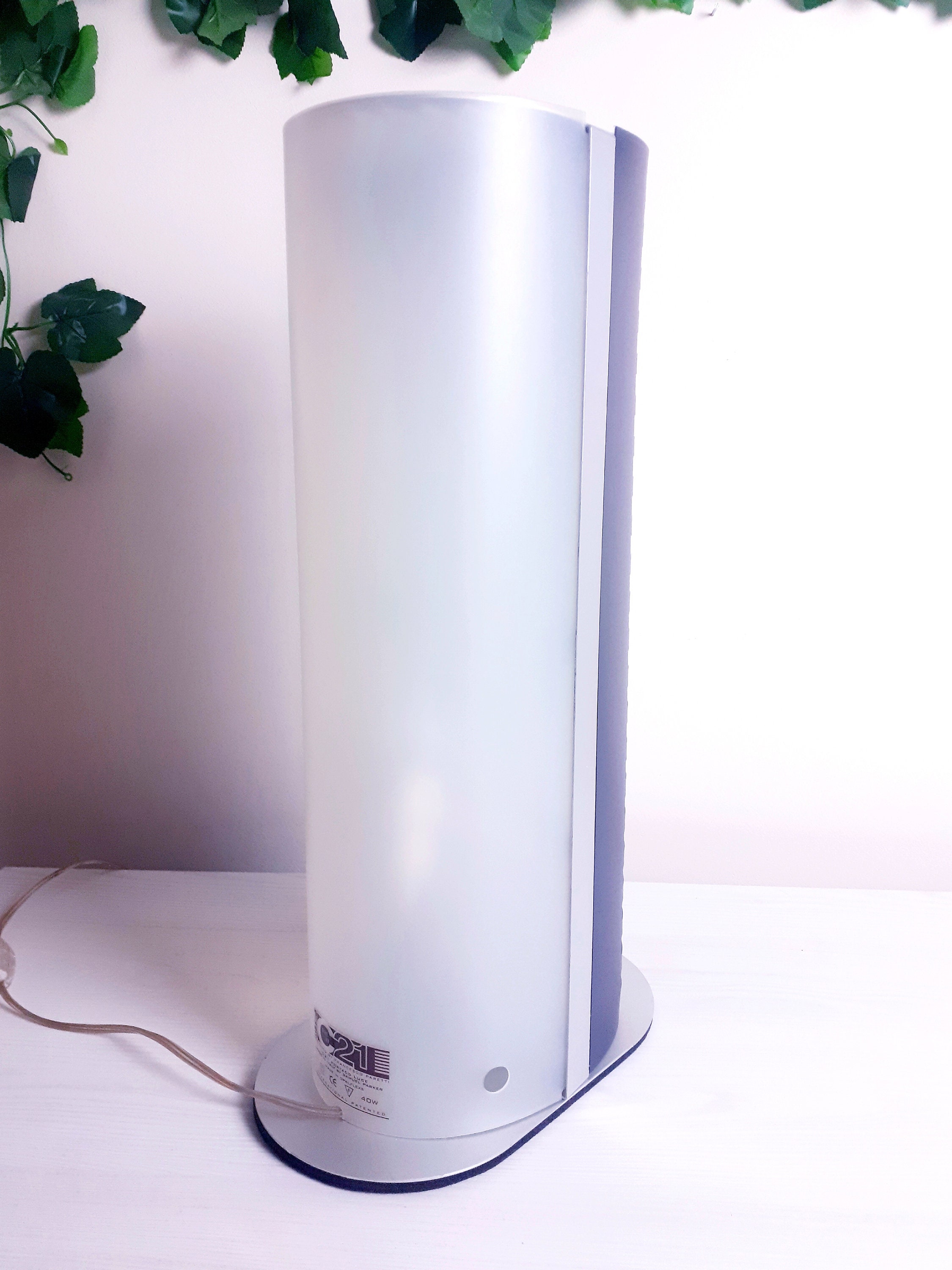 Slamp Samuel Parker CD Holder Lamp C21 Grey Design by Francesco