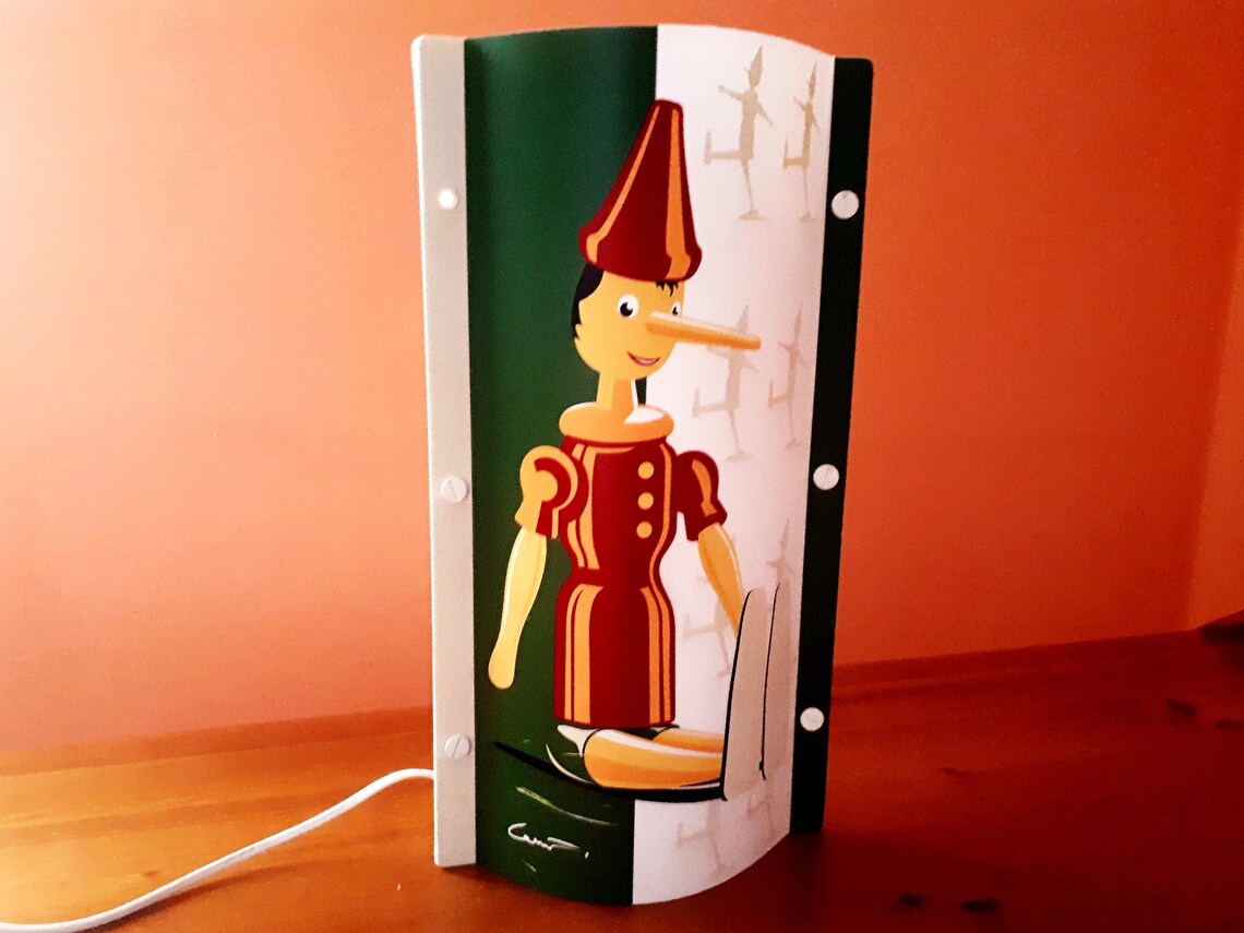 Lampada Slamp Pinocchio Samuel Parker Vintage tavolo Made in Italy, foto 1 di 5