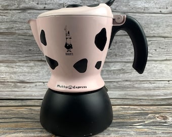 Bialetti Mukka Express Original Moka Cappuccino Cow Vintage Coffee