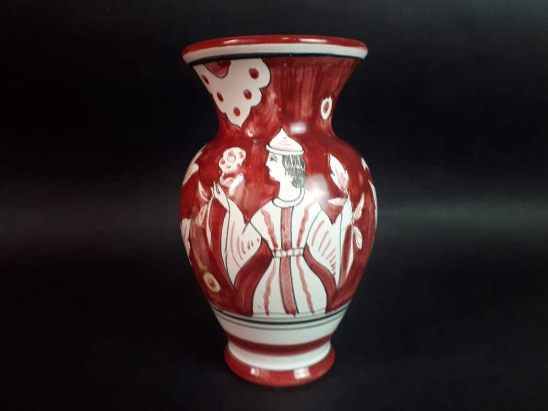 Vintage Deruta Vase by ARS Deruta Italia – Hand-painted Italian Ceramic ...