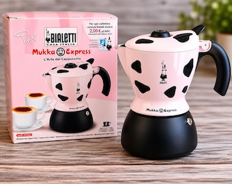 Cow Print Bialetti Cow Mukka Express Bialetti With Large Cow Cup