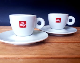 Tasse Illy Cappuccino Expo Melano 2015 - Grand Format, 8cm, Multicolore, Neuve
