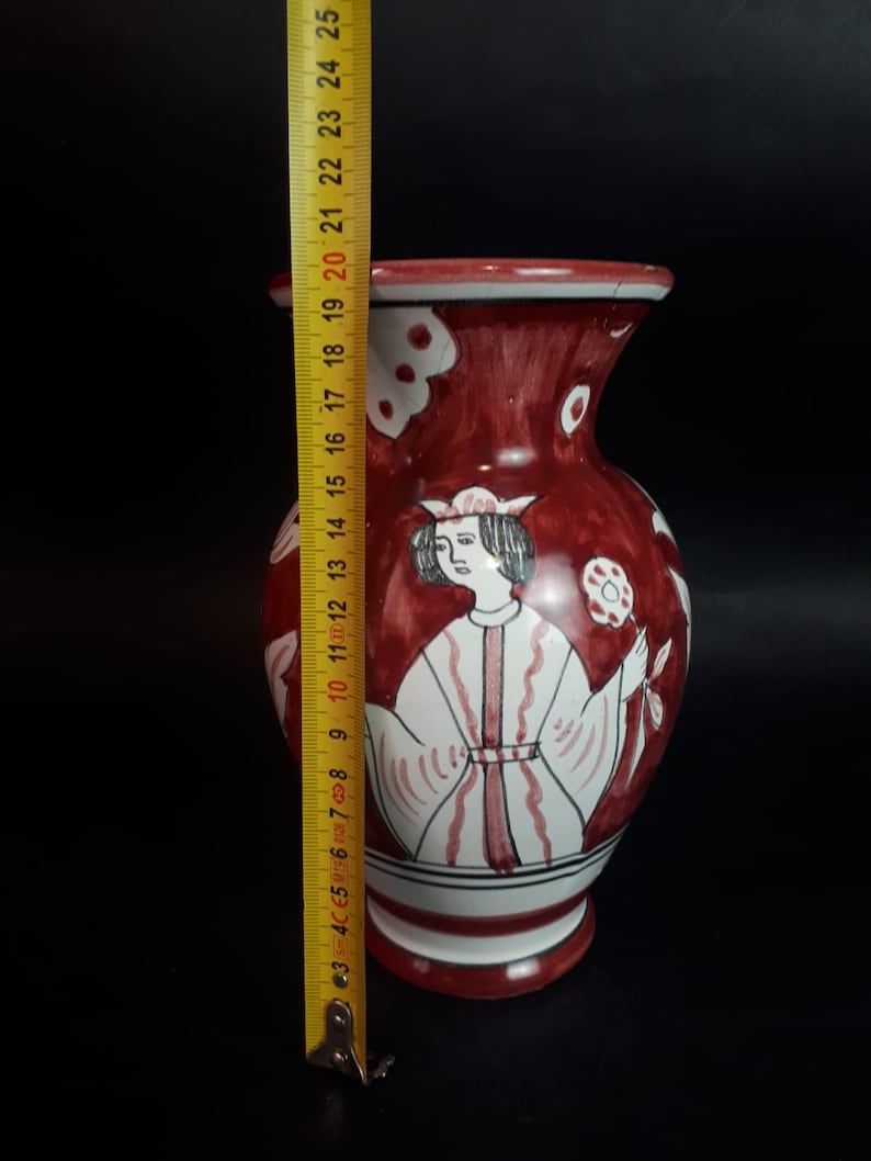 Vintage Deruta Vase by ARS Deruta Italia – Hand-painted Italian Ceramic ...