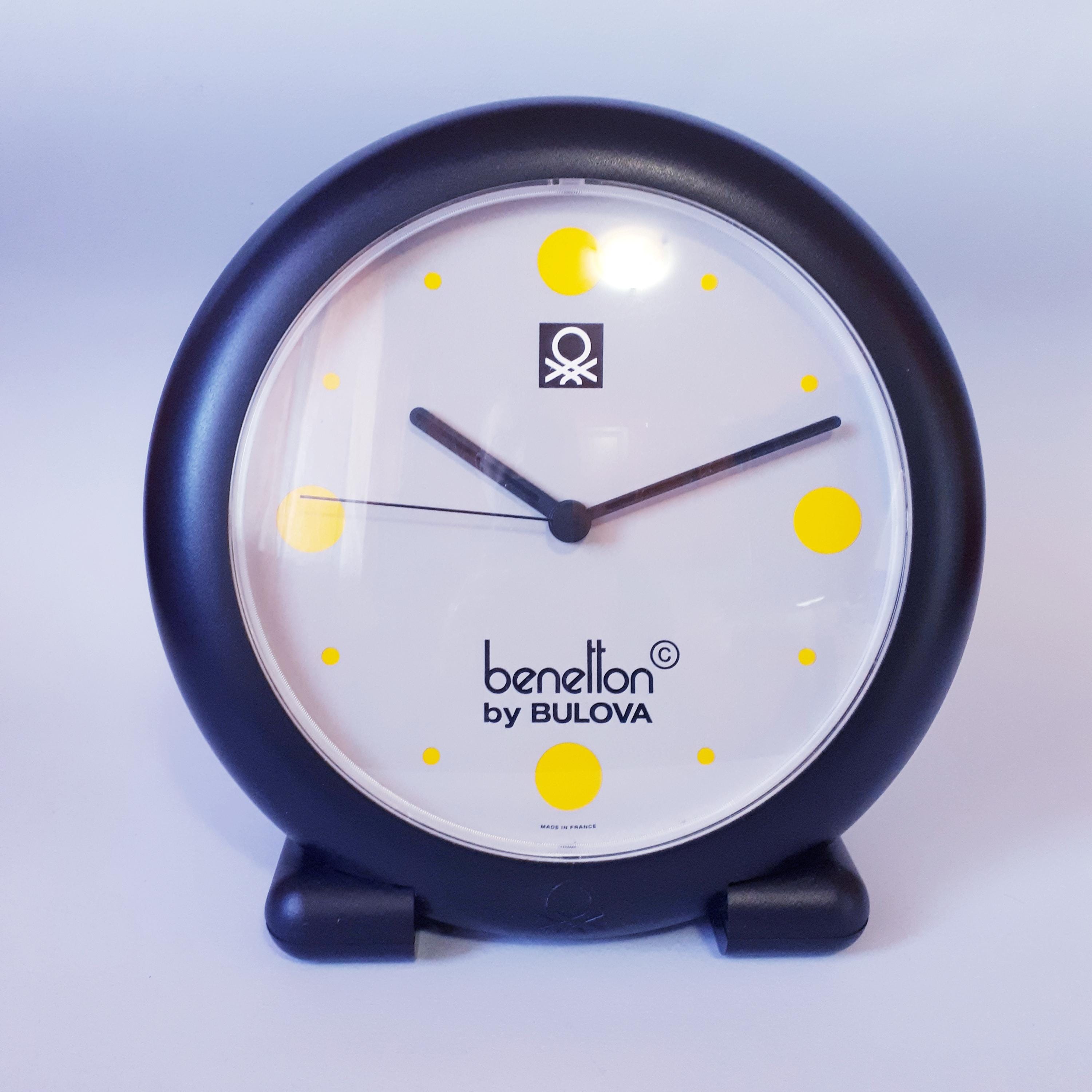 Benetton by Bulova Watch From the 1990s, Modern Collectible Black