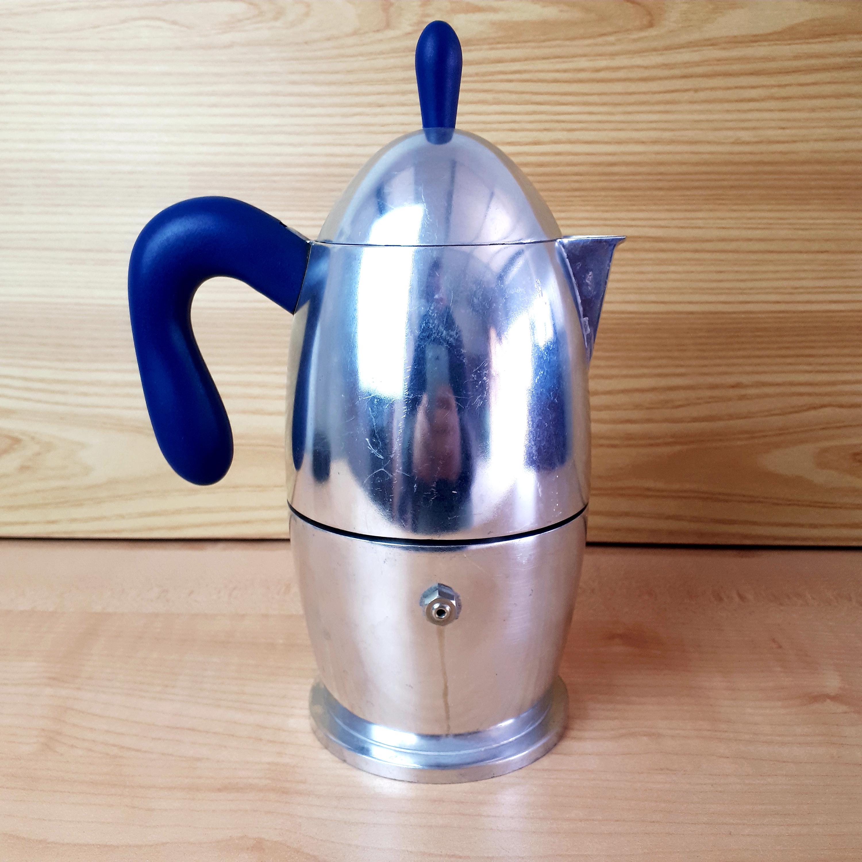Guzzini Zaza 6-cup Coffee Maker, Collectible, Vintage Italian