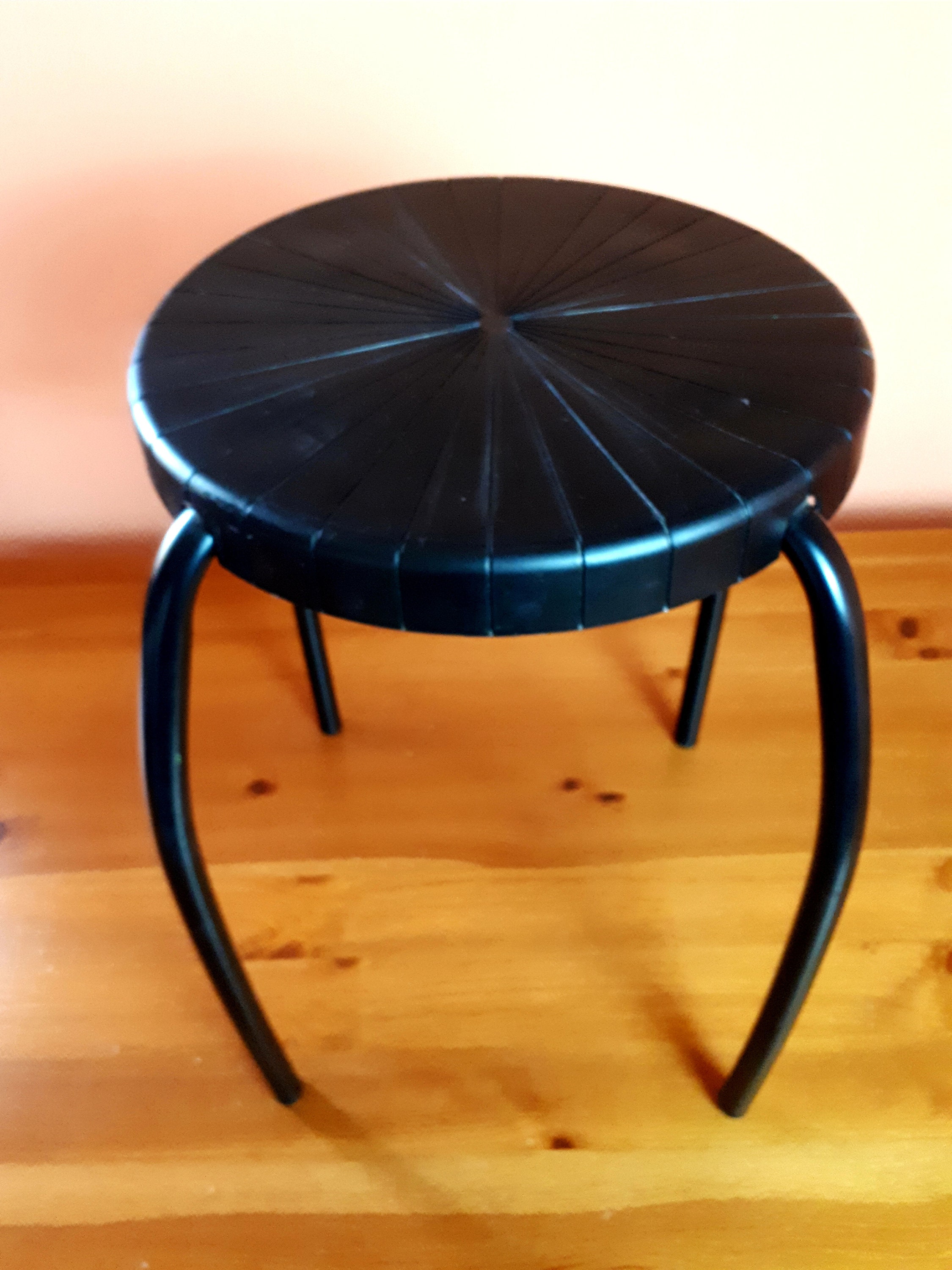 Ikea Frosta Stool Design Maria Vinka Black Stool Retro Modern