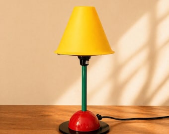 Vintage IKEA Lamp, 1980s Memphis Style, Postmodern Design