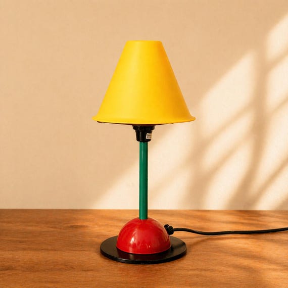 80s Vintage IKEA ランプ　ライト　北欧 Vintage IKEA Lamp, 1980s Memphis Style, Postmodern Design