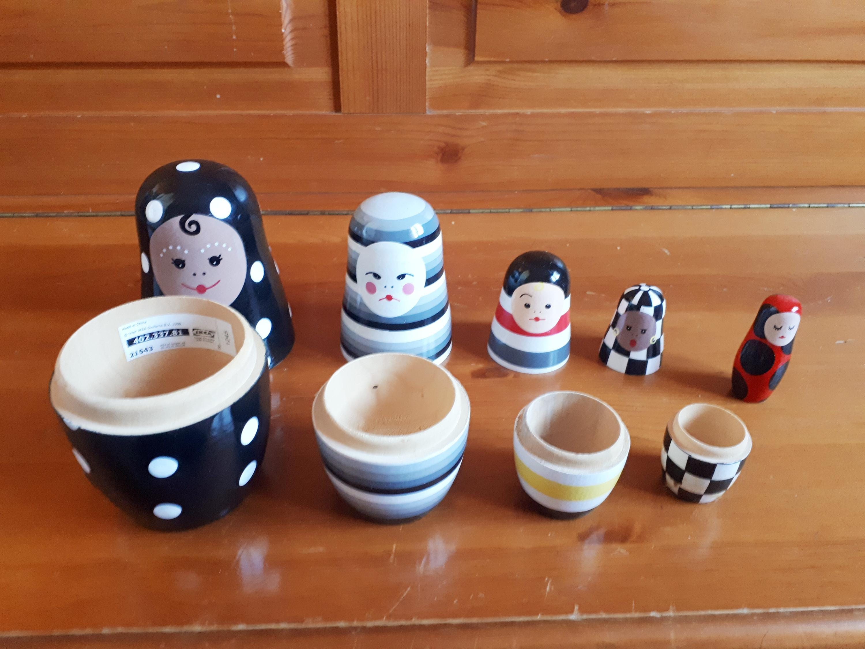 Poupées Russes Gigognes IKEA Vintage - Matryoshka Babushka - Maria Vinka - 1990s