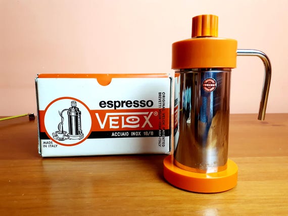 VELOX Micro 1-cup Electric Coffee Maker in 18/8 Stainless Steel