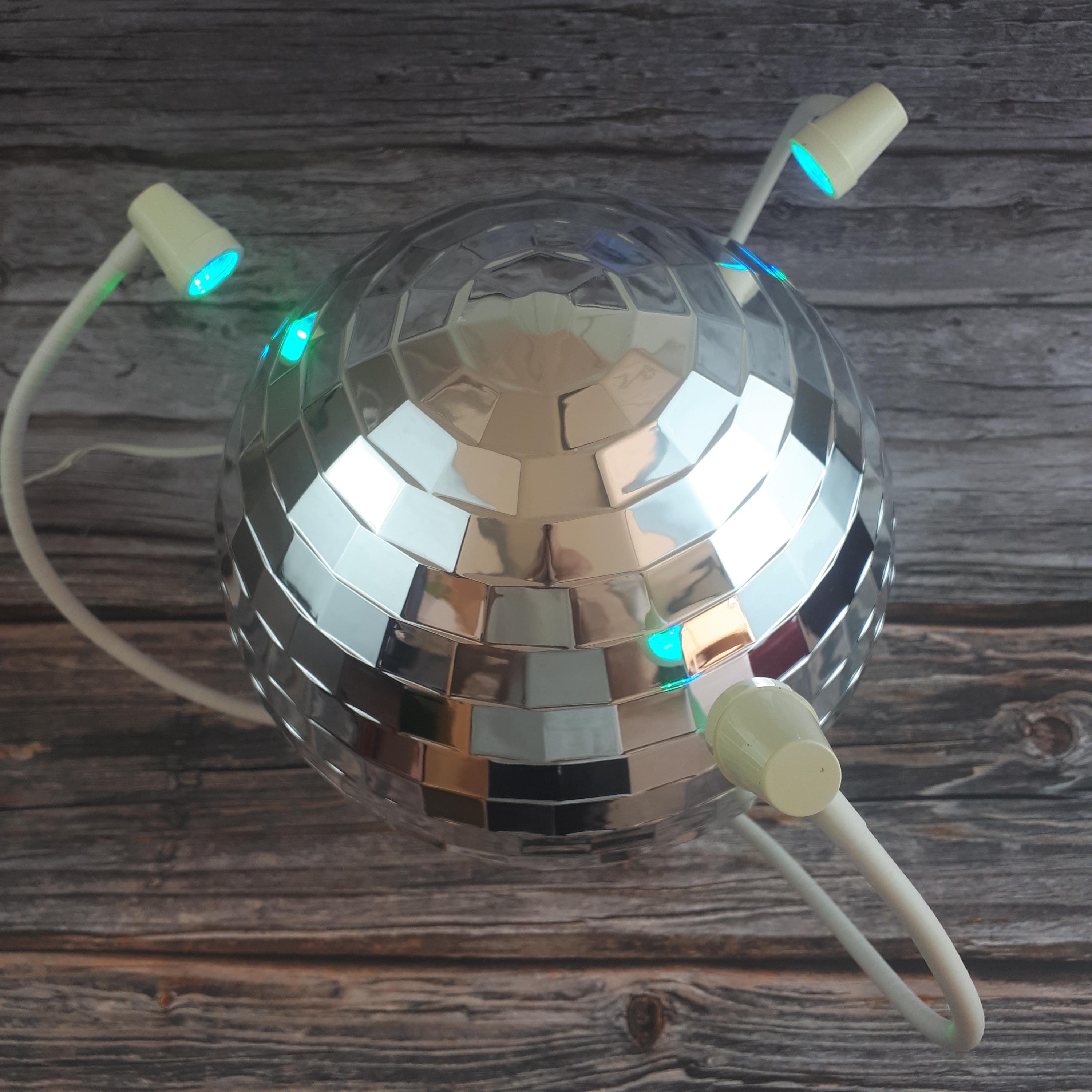 Ikea Dansa Pendant Lamp Disco Light LED Rotating Sphere Disco Ball