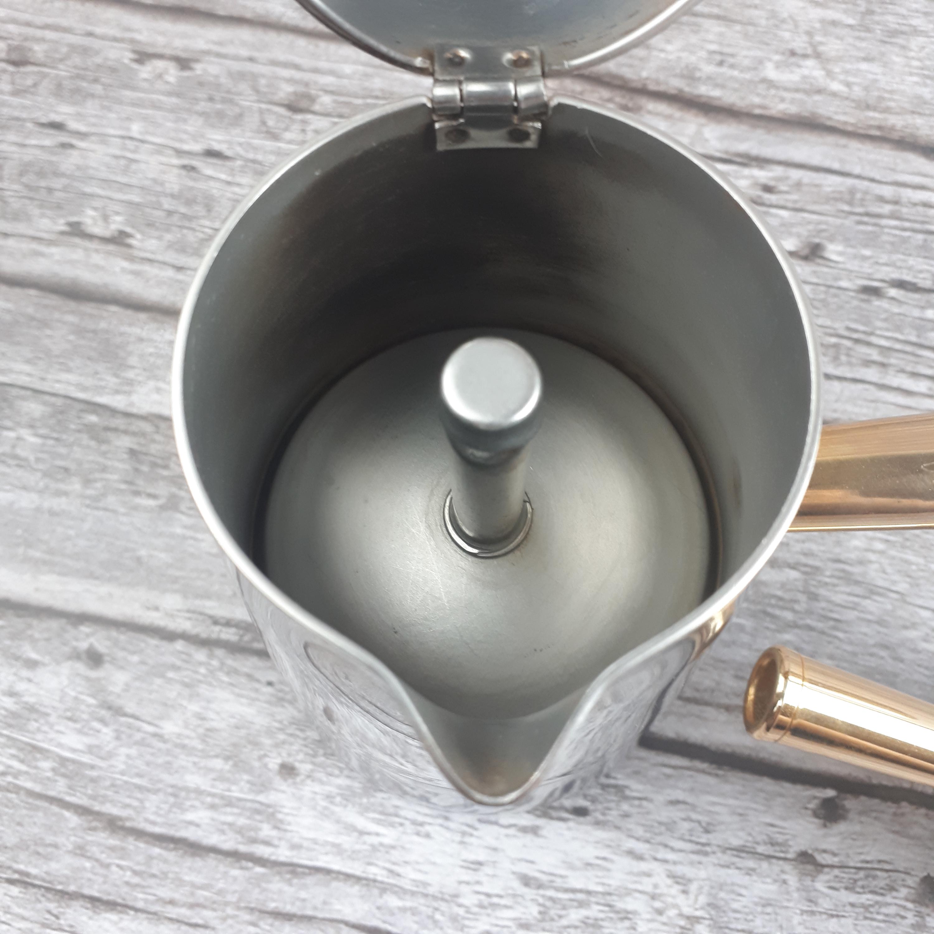 Lavazza Carmencita Vintage 3-cup Coffee Maker and Milk Jug Set