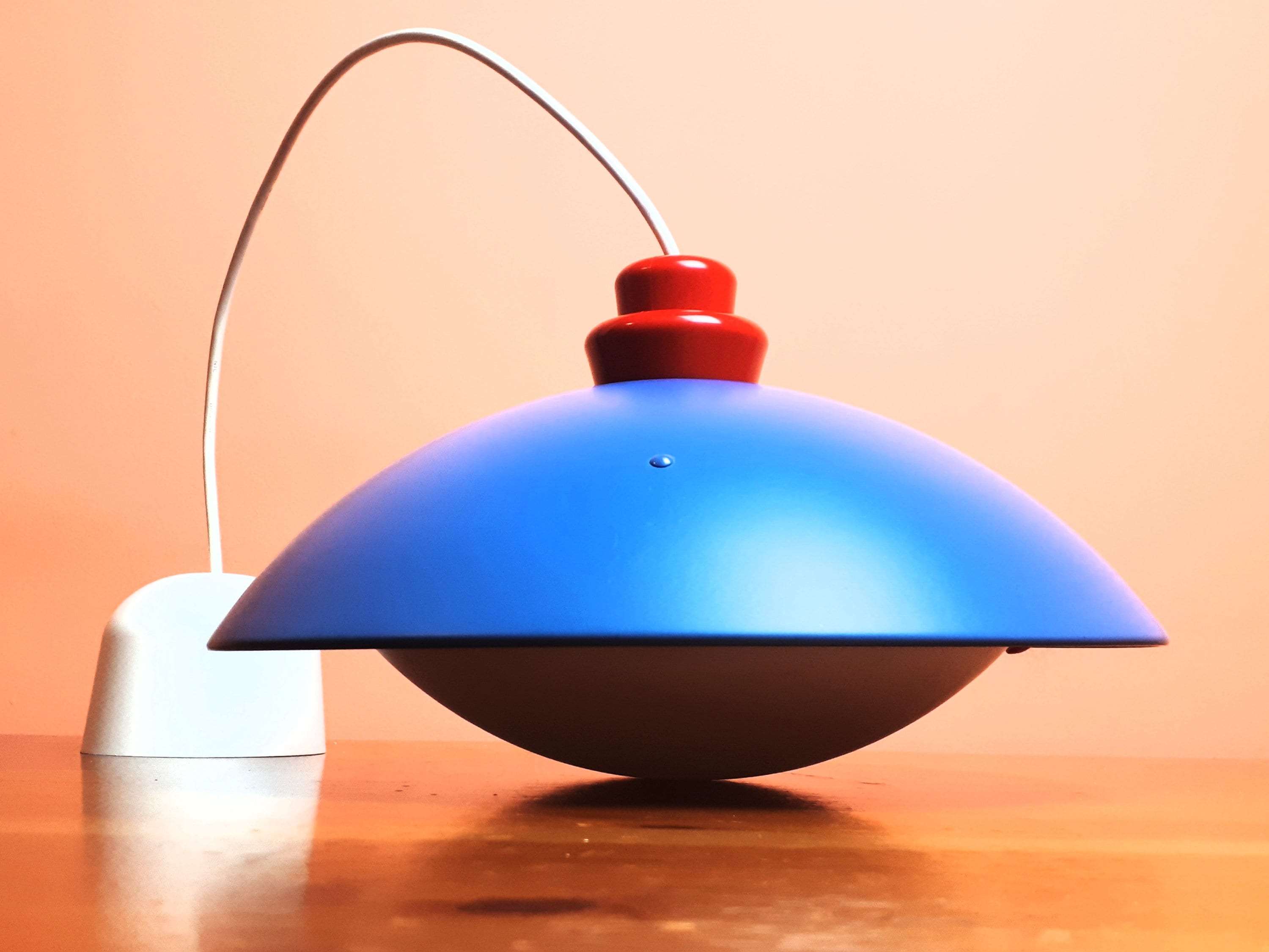 Vintage Ikea SMYG Memphis Style Ceiling Lamp Ufo Mushroom Lamp