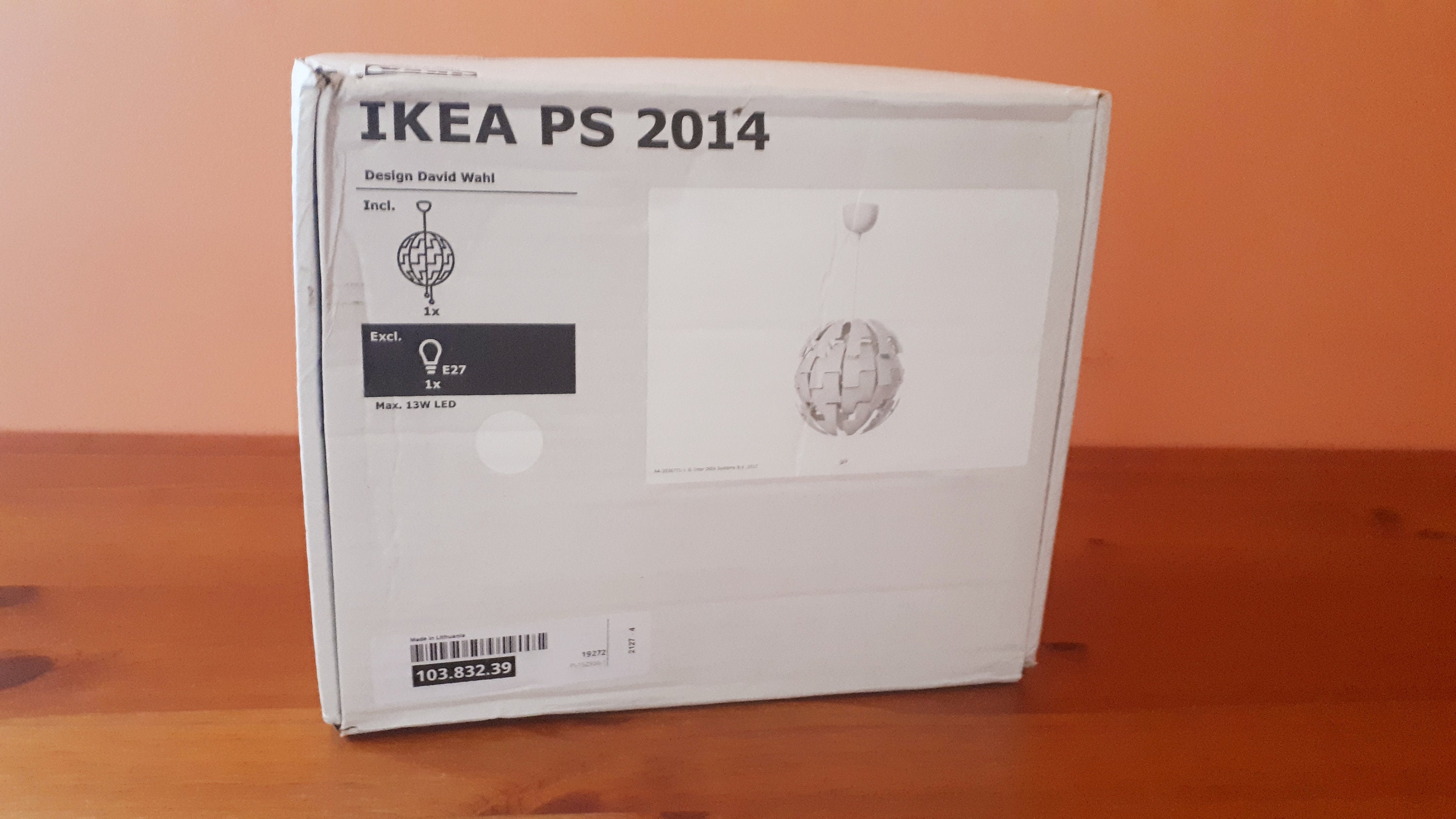 Ikea PS 2014 STAR WARS Death Star Pendant Light White by David