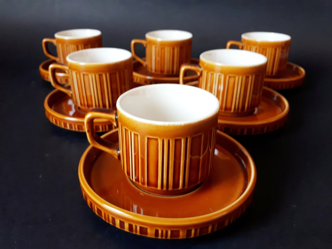 Service à Café Ancien En Porcelaine Italienne – PORCELLANA – Rare