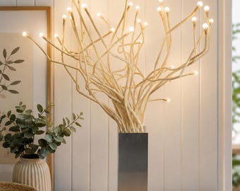 IKEA STRANNE LED table lamp in steel Medusa design luminous branches modern Scandinavian steel decoration from the 2000s