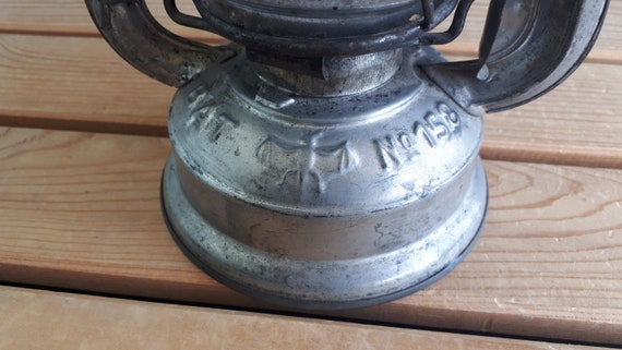 Bat Model Kerosene Lantern BAT No. 158 Vintage Oil Lamp 1950s Made