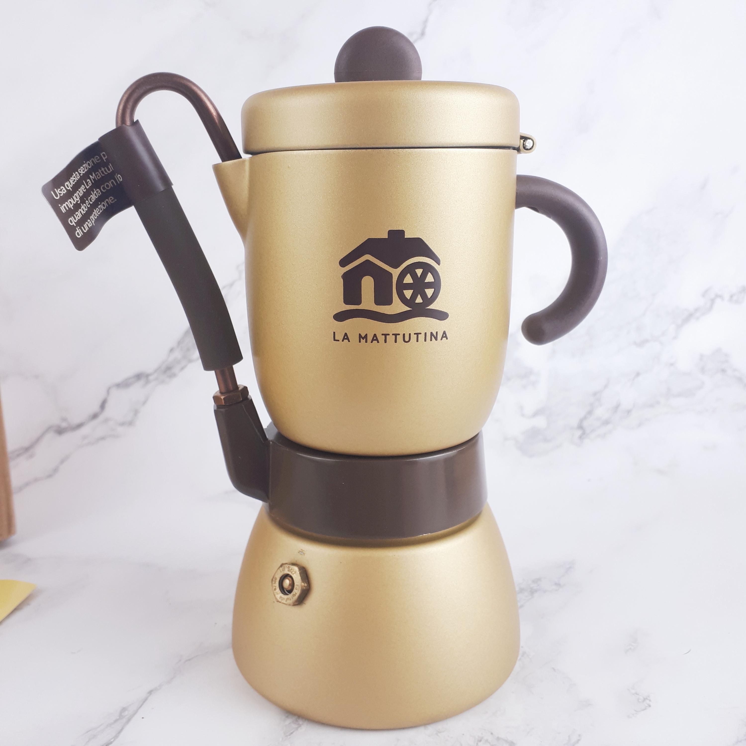 Mulino Bianco La Mattutina 200ml Collectible Moka Pot, Italian