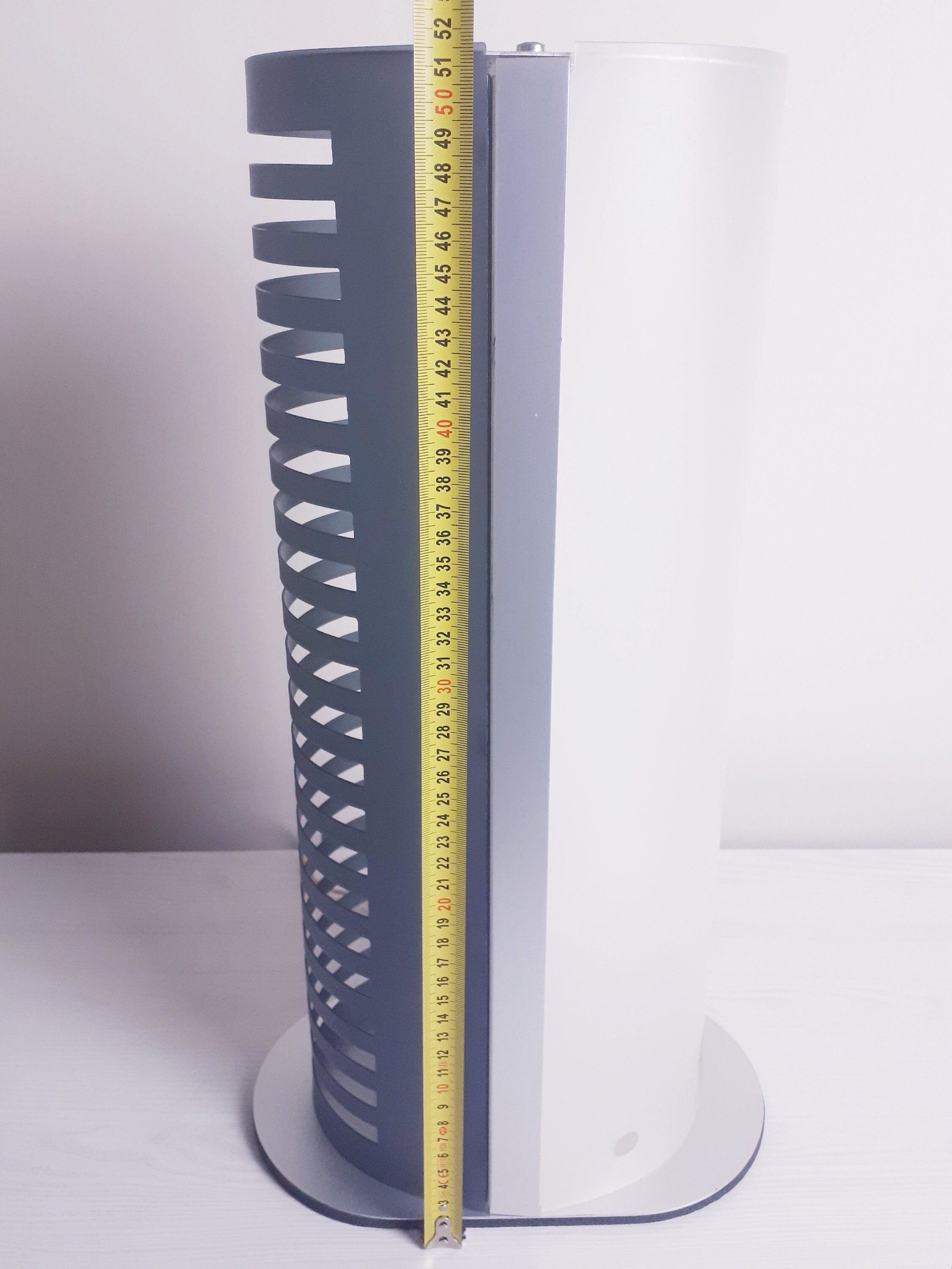 Slamp Samuel Parker CD Holder Lamp C21 Grey Design by Francesco