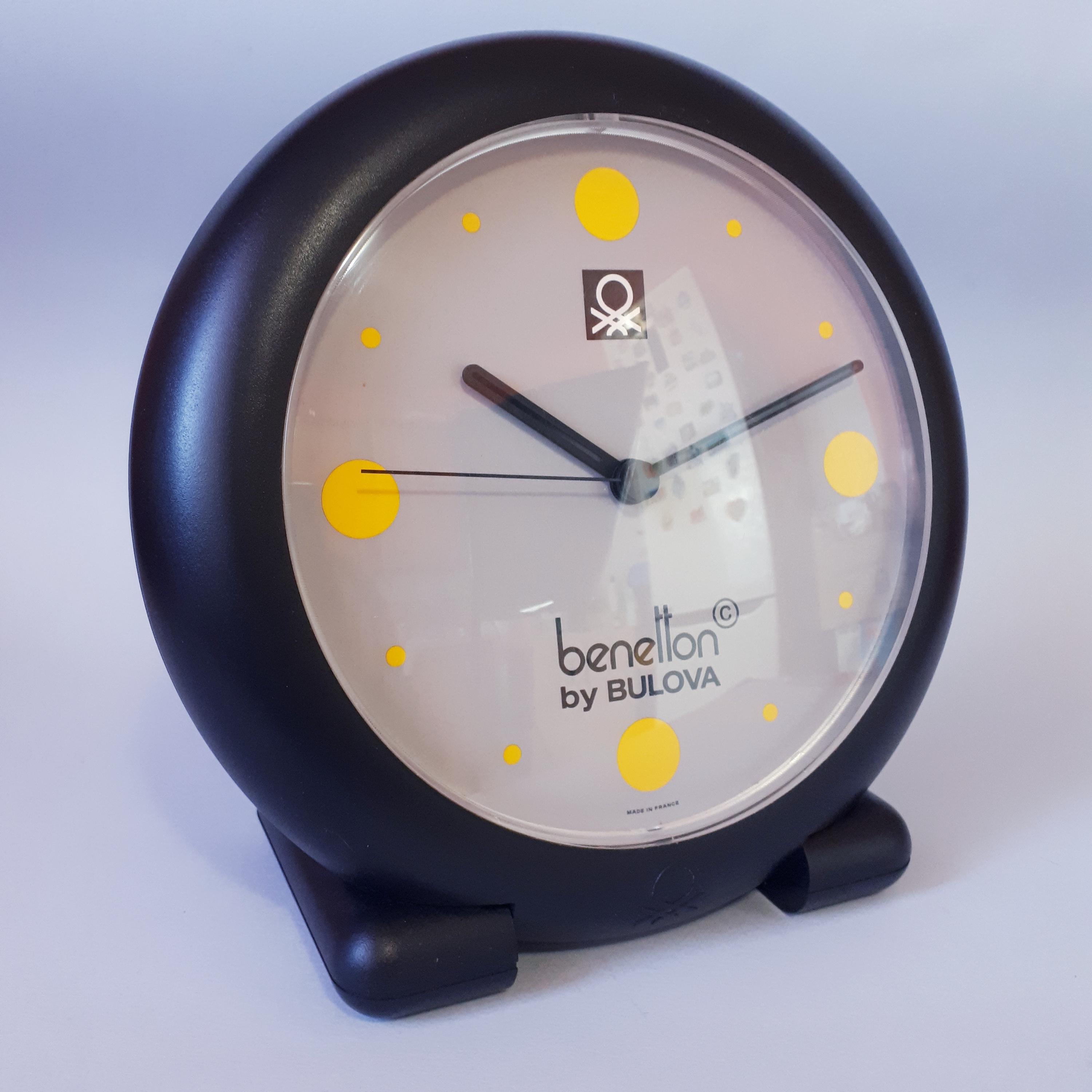 Benetton by Bulova Watch From the 1990s, Modern Collectible Black